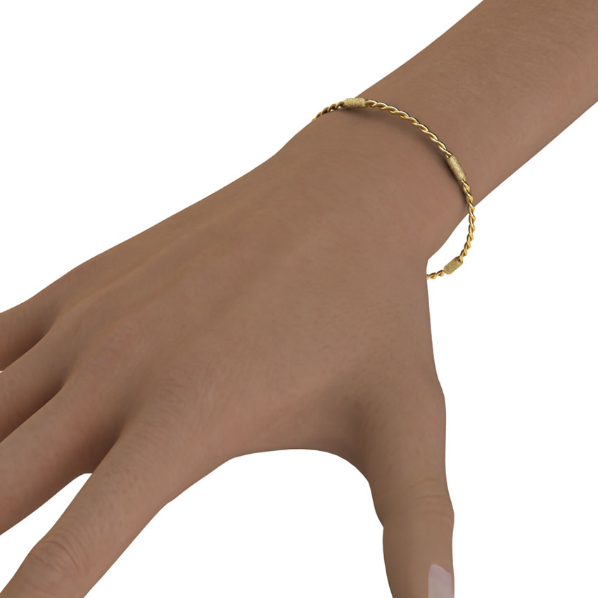 Rustic Gold Bangle