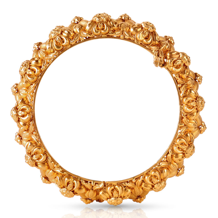 Azalea Ornate Floral Bangle