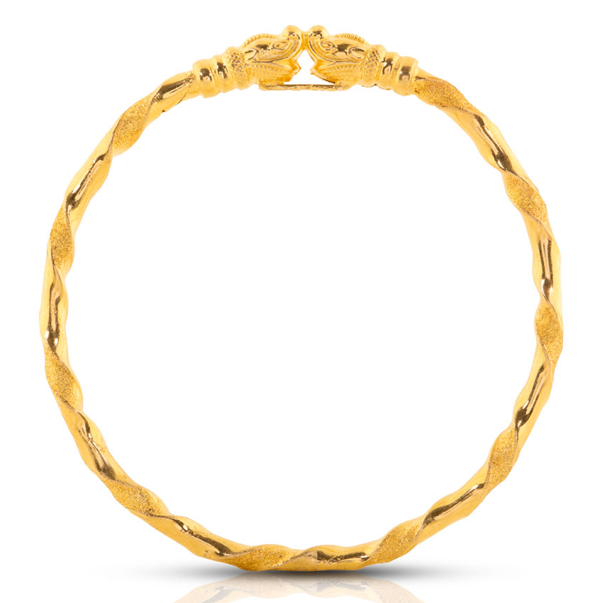 Aruvi Crafted Gold Bangle