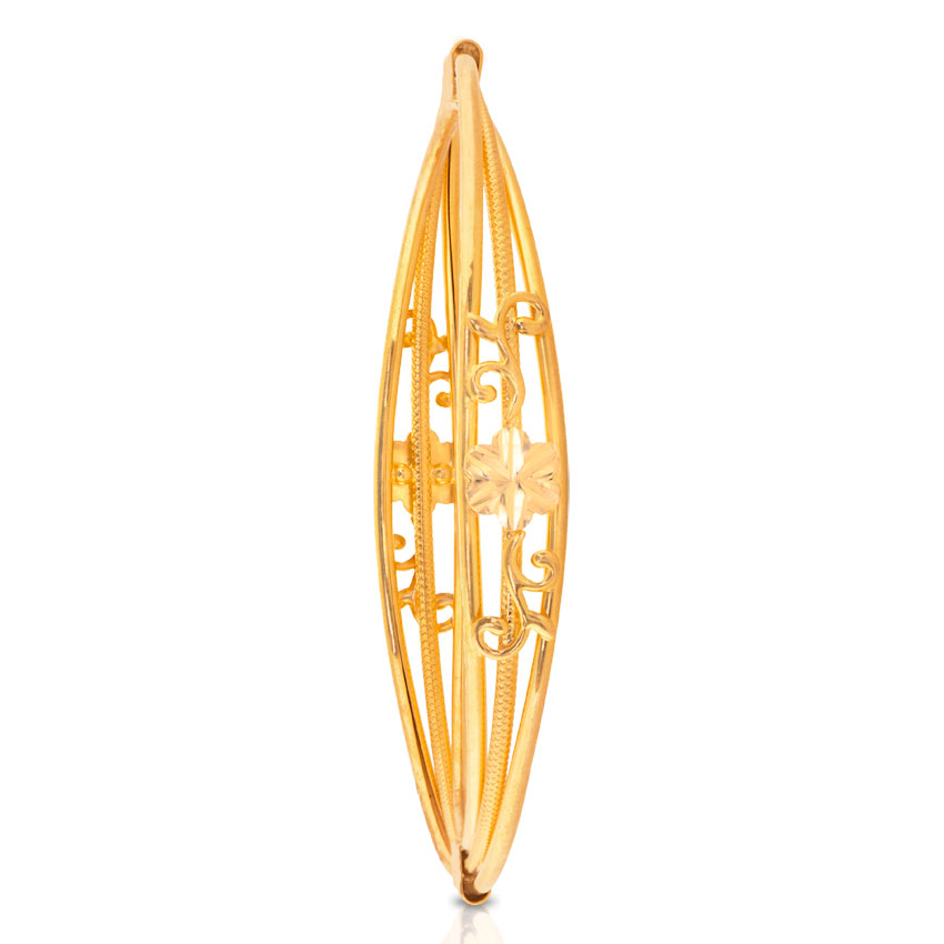 Hiza Floral Gold Bangle