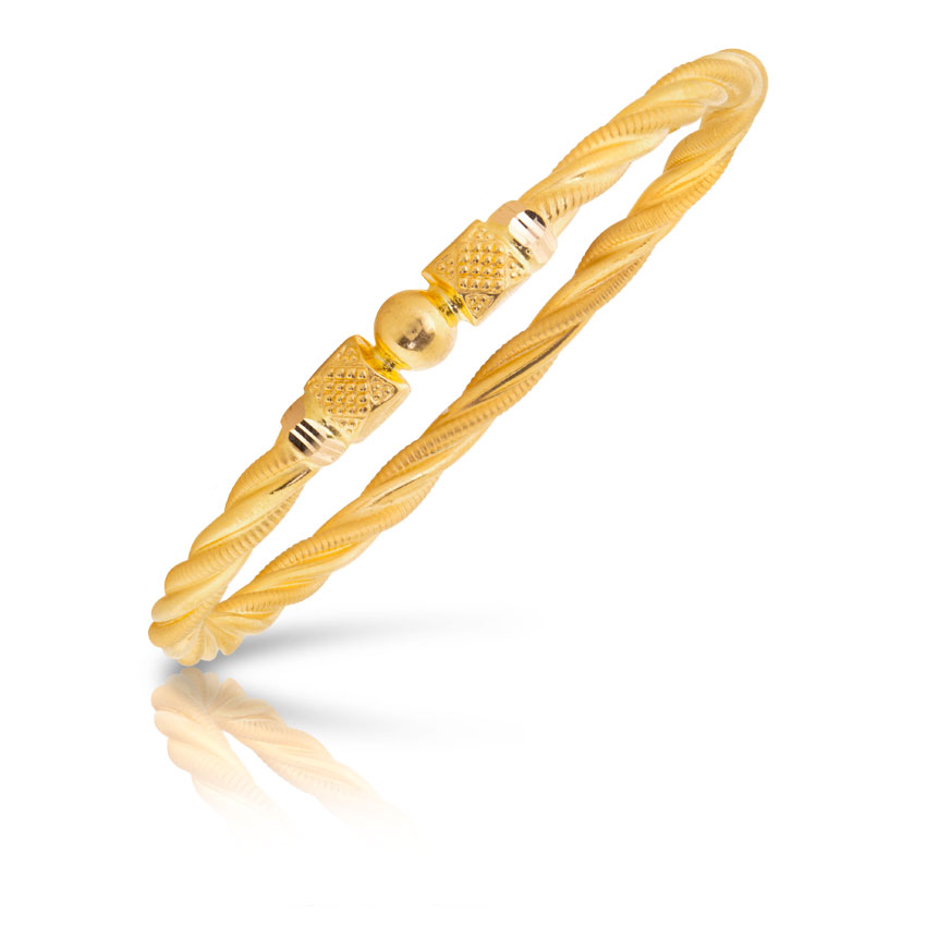 Aseey Beaded Gold Bangle Aseey Beaded Gold Bangle