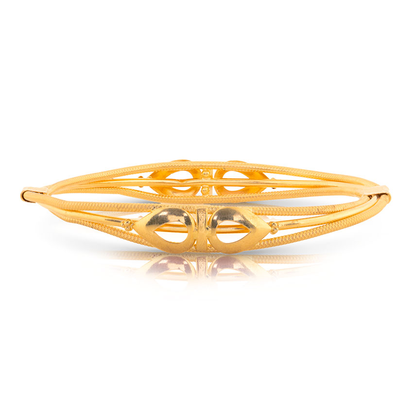 Bela Leaf Gold Bangle