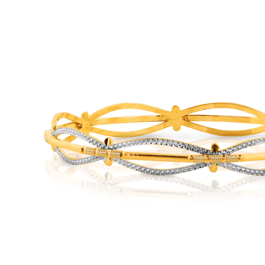 Iha Glitter Gold Bangle