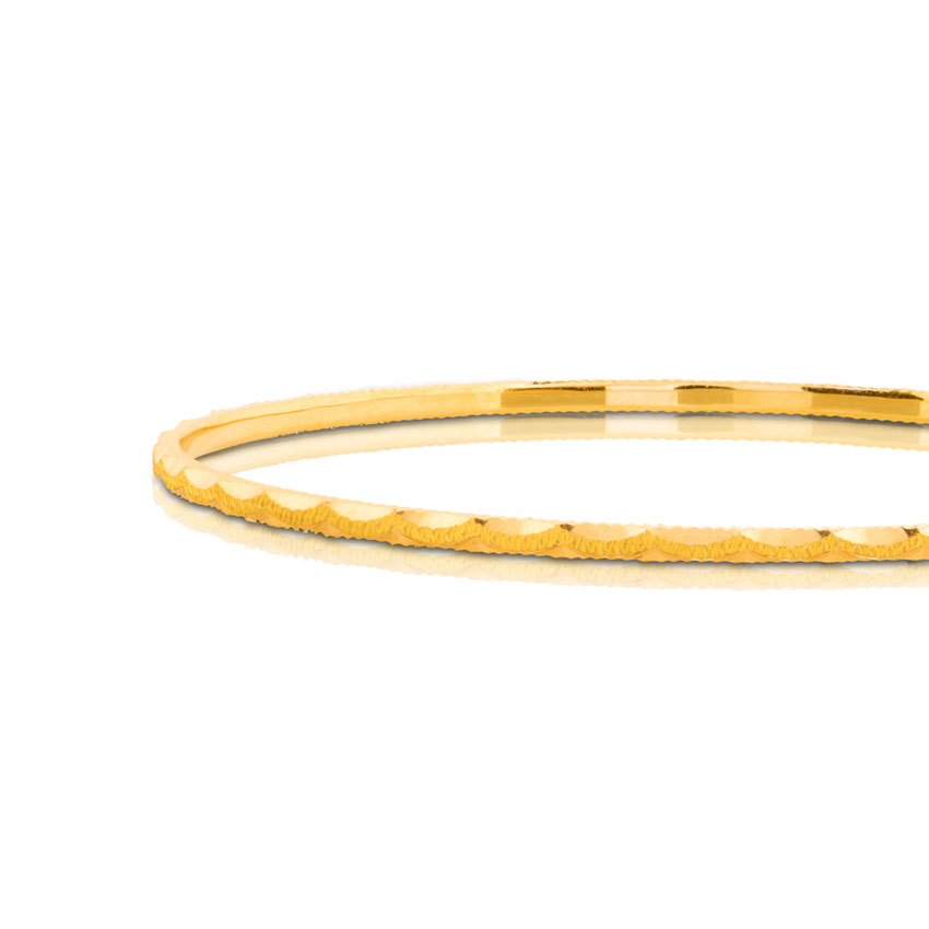 Kiara Spiral Gold Bangle