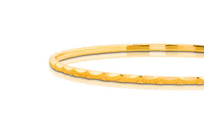 Kiara Spiral Gold Bangle