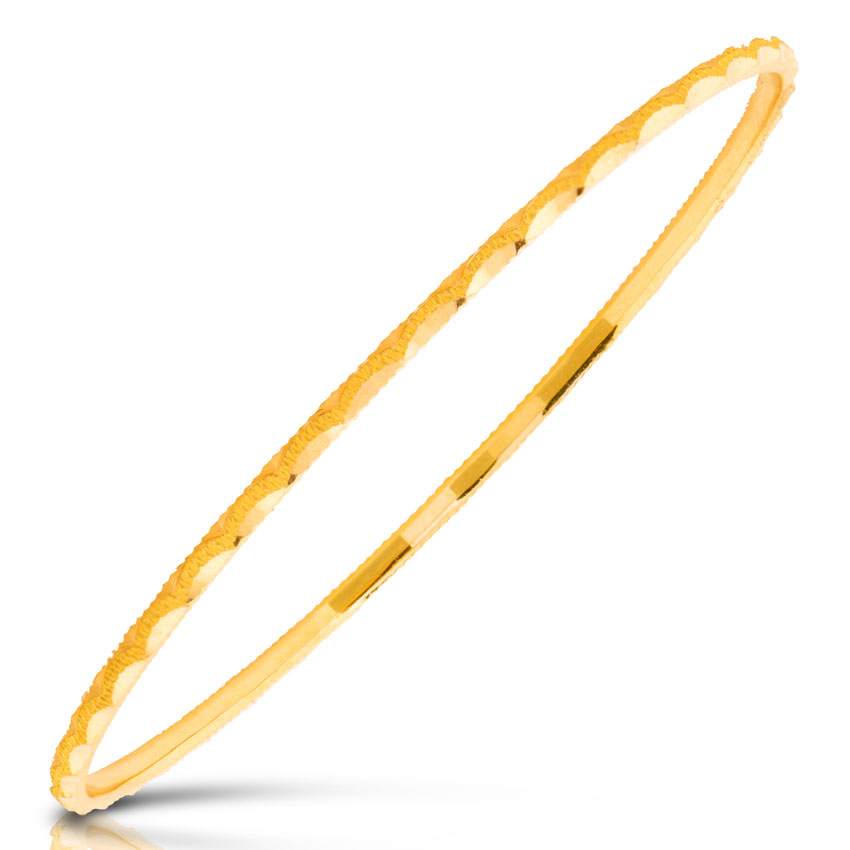 Kiara Spiral Gold Bangle