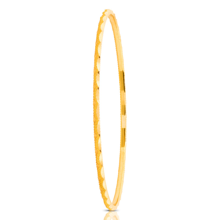 Kiara Spiral Gold Bangle