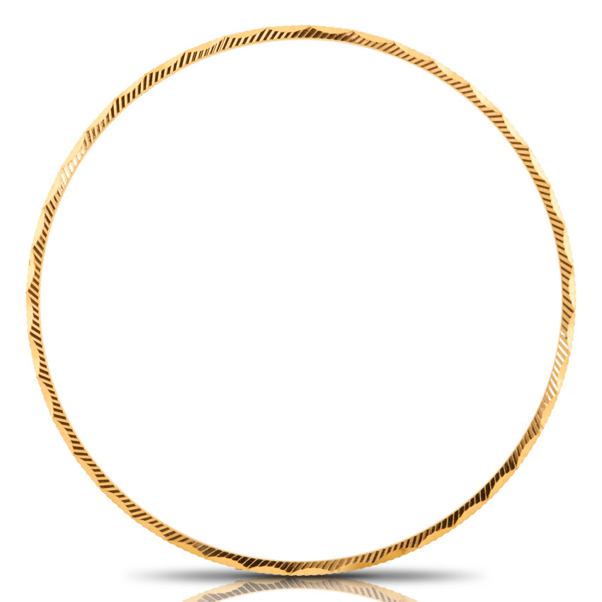 Kiara Spiral Gold Bangle