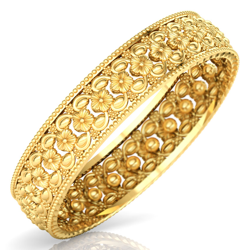 Bloom Floral Gold Bangle Bloom Floral Gold Bangle