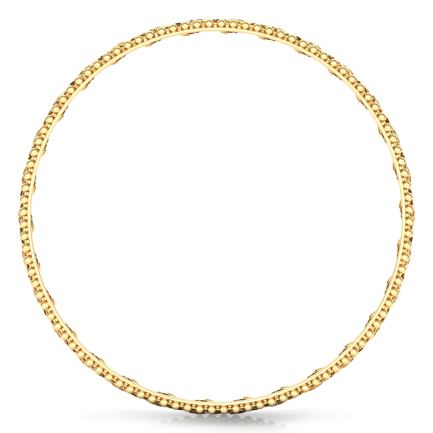 Mesh Twine Gold Bangle