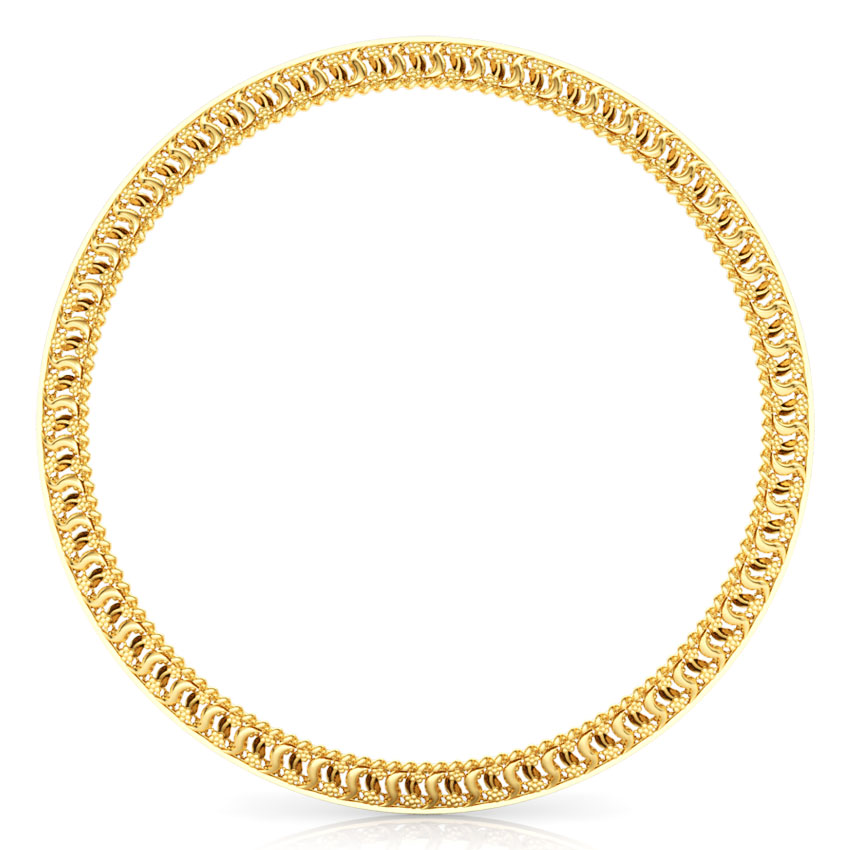 Wave Cut-Out Gold Bangle Wave Cut-Out Gold Bangle