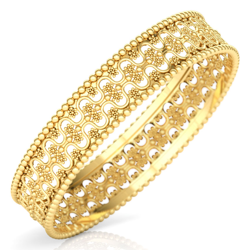 Dual Wave Gold Bangle Dual Wave Gold Bangle