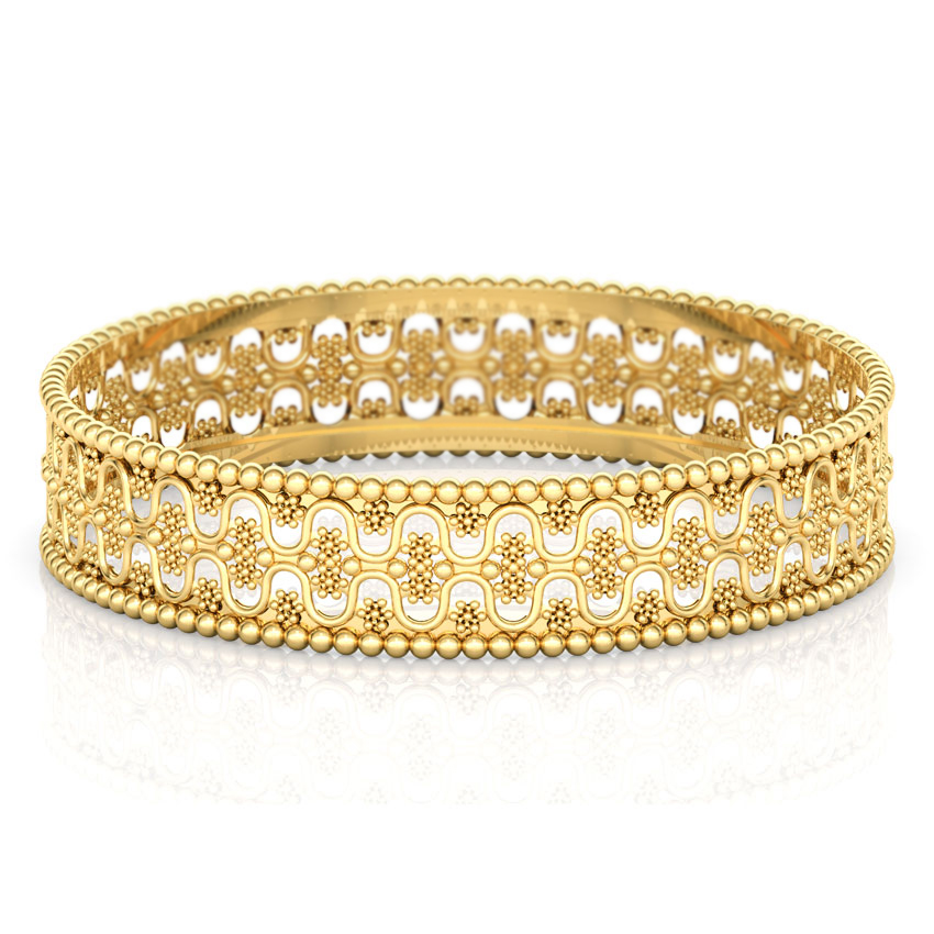 Dual Wave Gold Bangle Dual Wave Gold Bangle