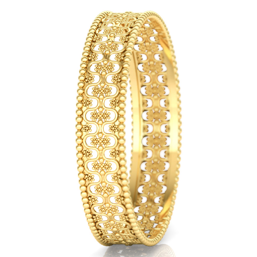 Dual Wave Gold Bangle Dual Wave Gold Bangle