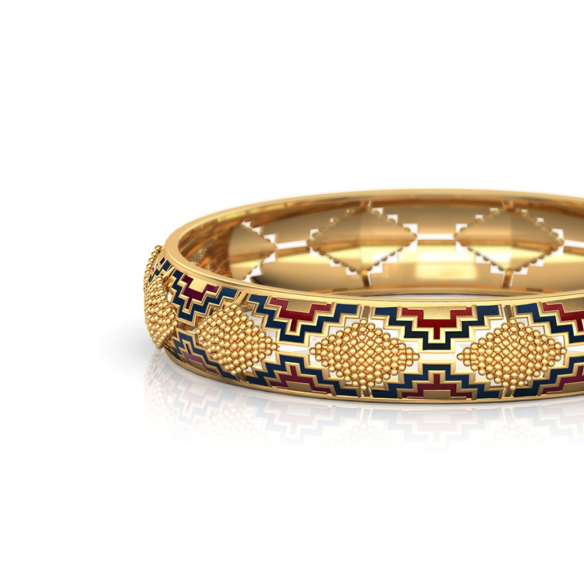 Wide Intricate Gold Bangle Wide Intricate Gold Bangle