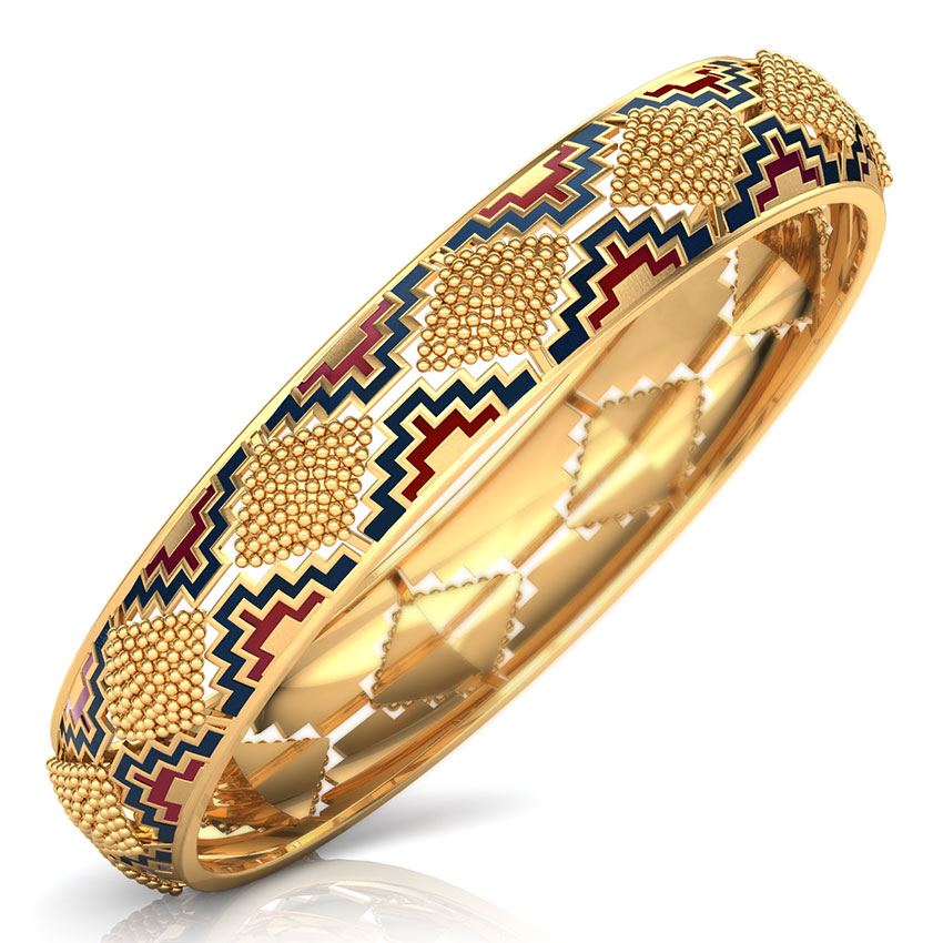 Wide Intricate Gold Bangle Wide Intricate Gold Bangle