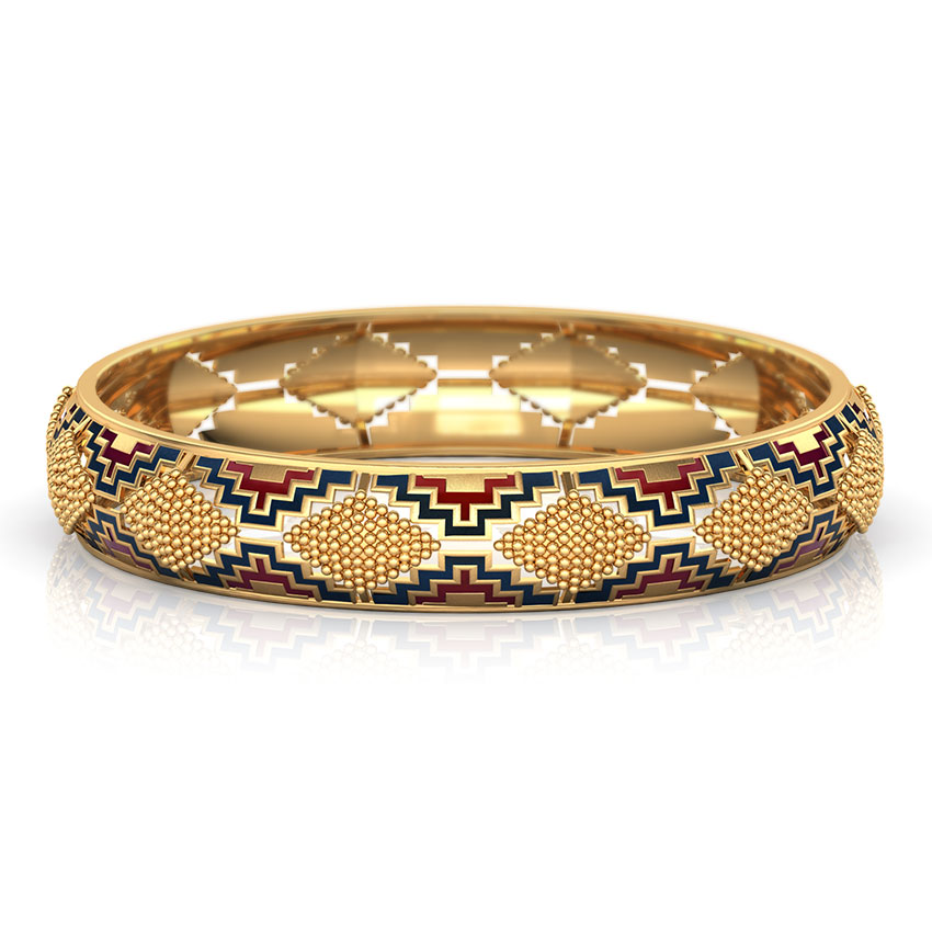 Wide Intricate Gold Bangle Wide Intricate Gold Bangle