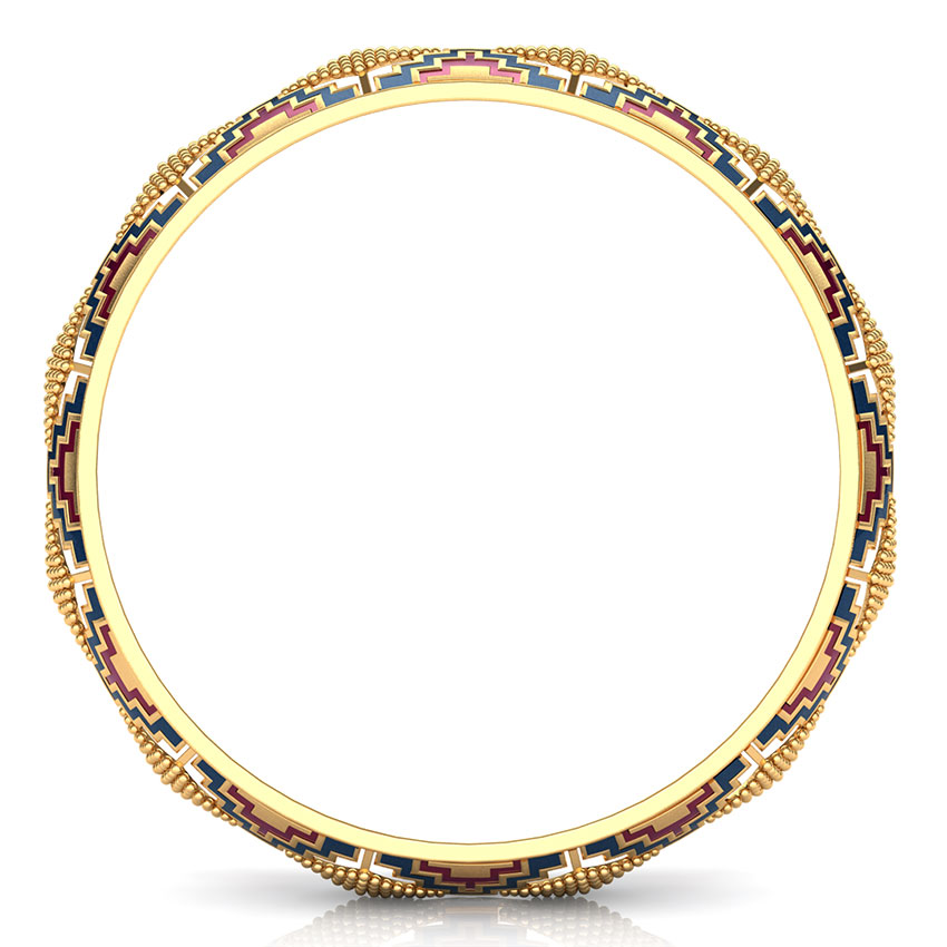 Wide Intricate Gold Bangle Wide Intricate Gold Bangle