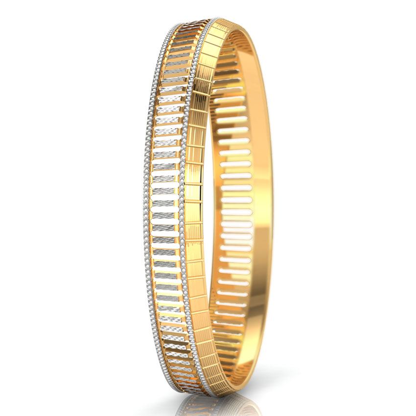 Edgy Cutout Gold Bangle Edgy Cutout Gold Bangle