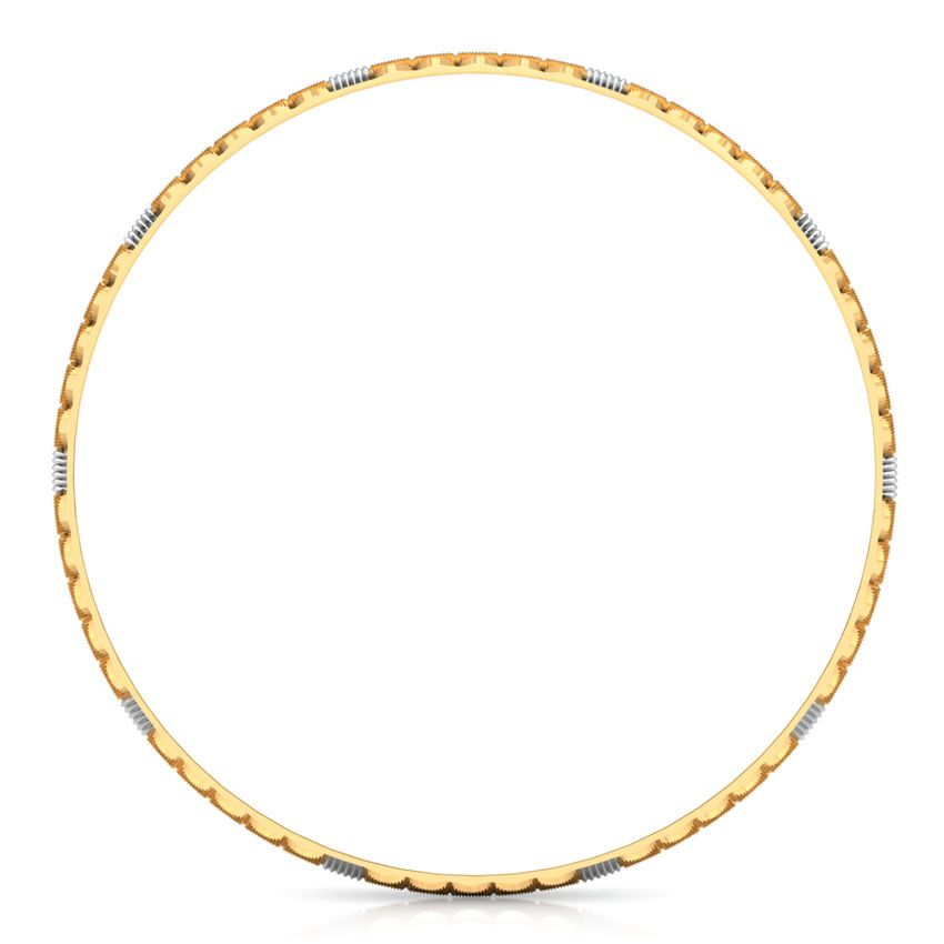 Four Tone Gold Bangle Set of 4
