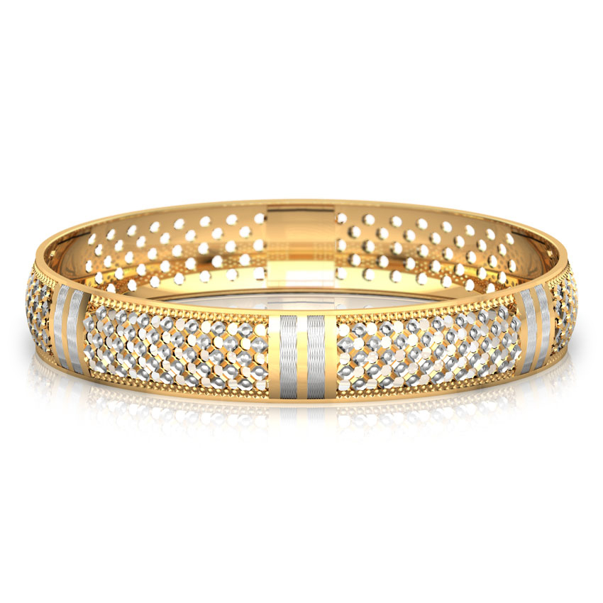 Sequence Gold Bangle
