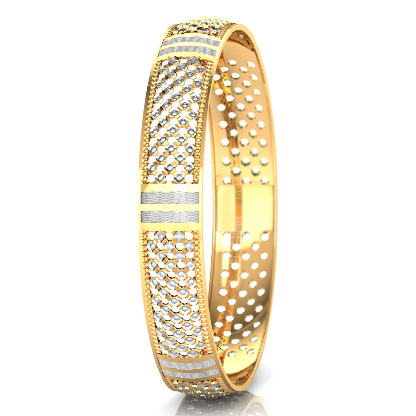 Sequence Gold Bangle
