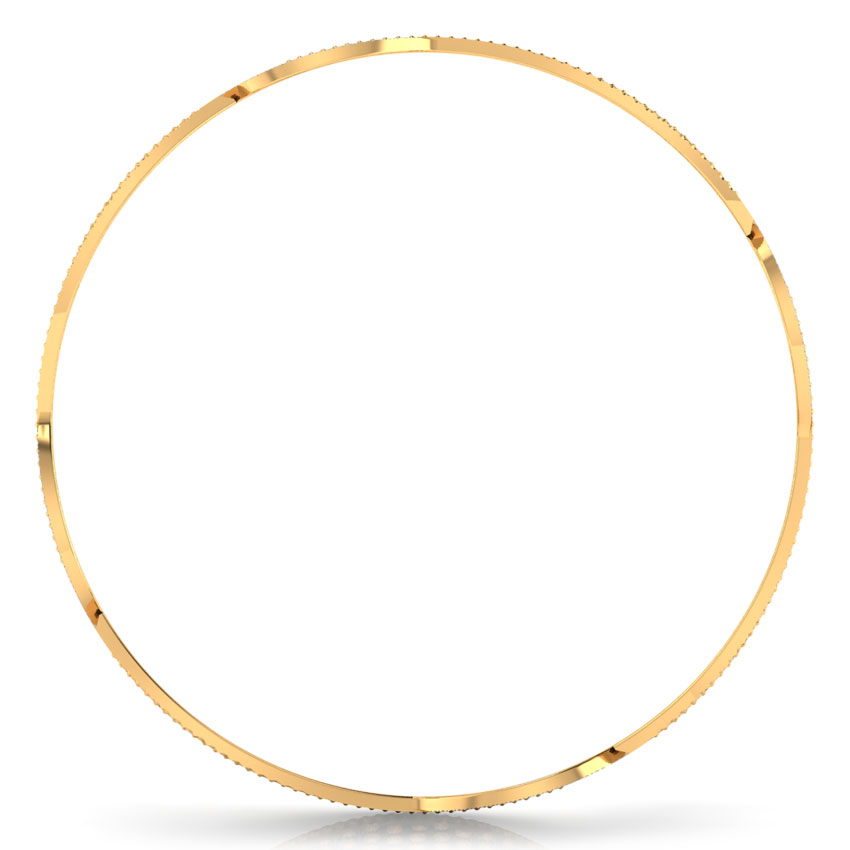 Twine Gold Bangle