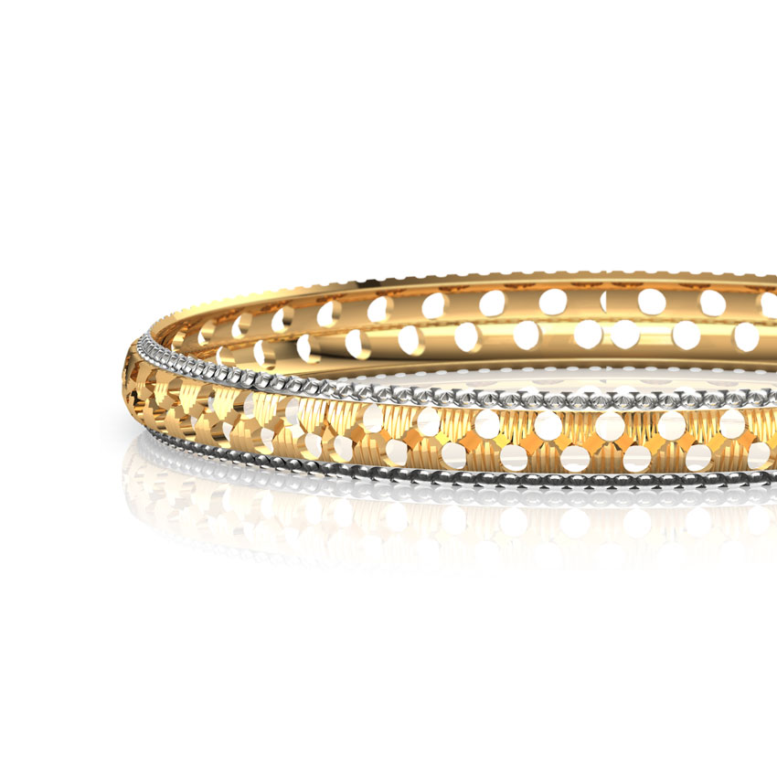 Cutout Gold Bangle