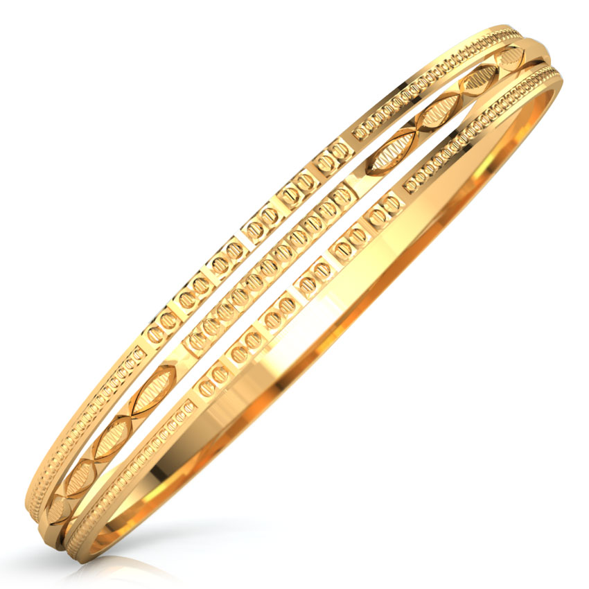 Deco Texture Gold Bangle Deco Texture Gold Bangle