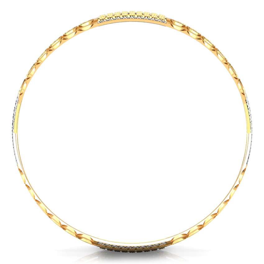 Helix Twist Gold Bangle