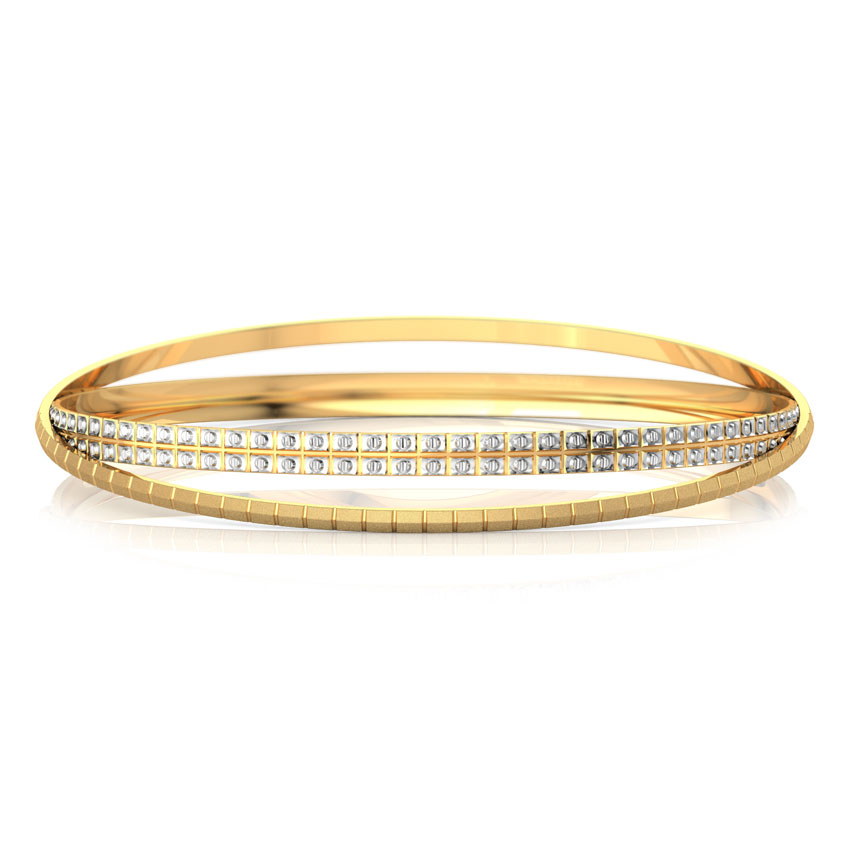 Crossover Texture Gold Bangle Crossover Texture Gold Bangle