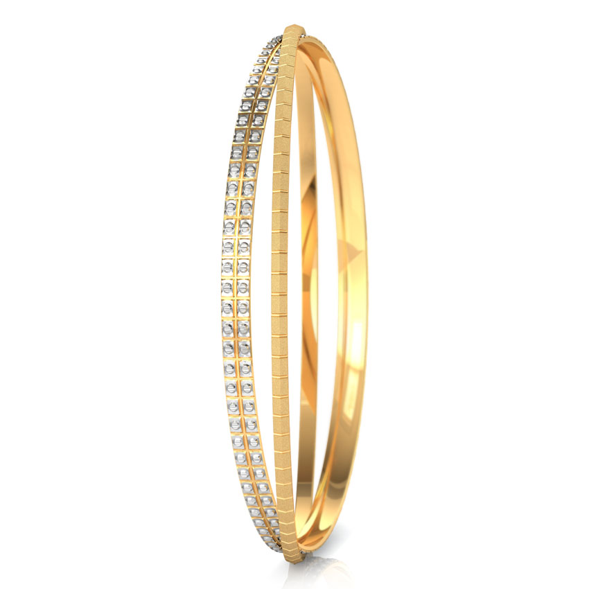 Crossover Texture Gold Bangle Crossover Texture Gold Bangle
