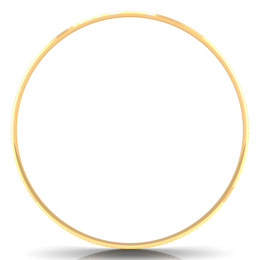 Two-Tone Linear Gold Bangle