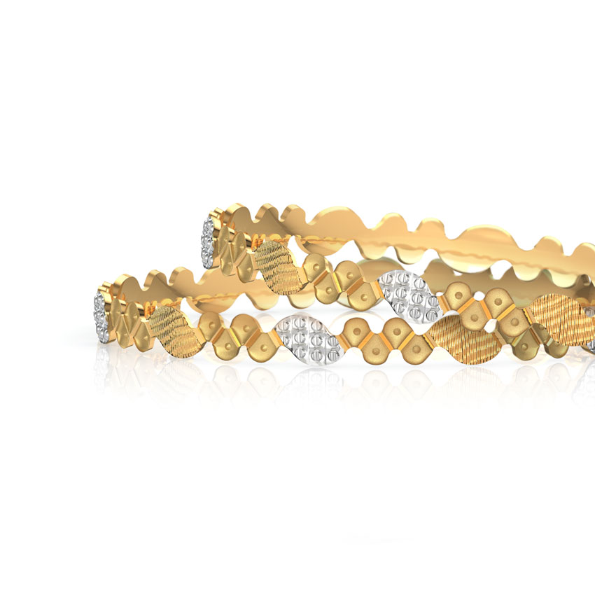Deco Design Gold Bangle of 2
