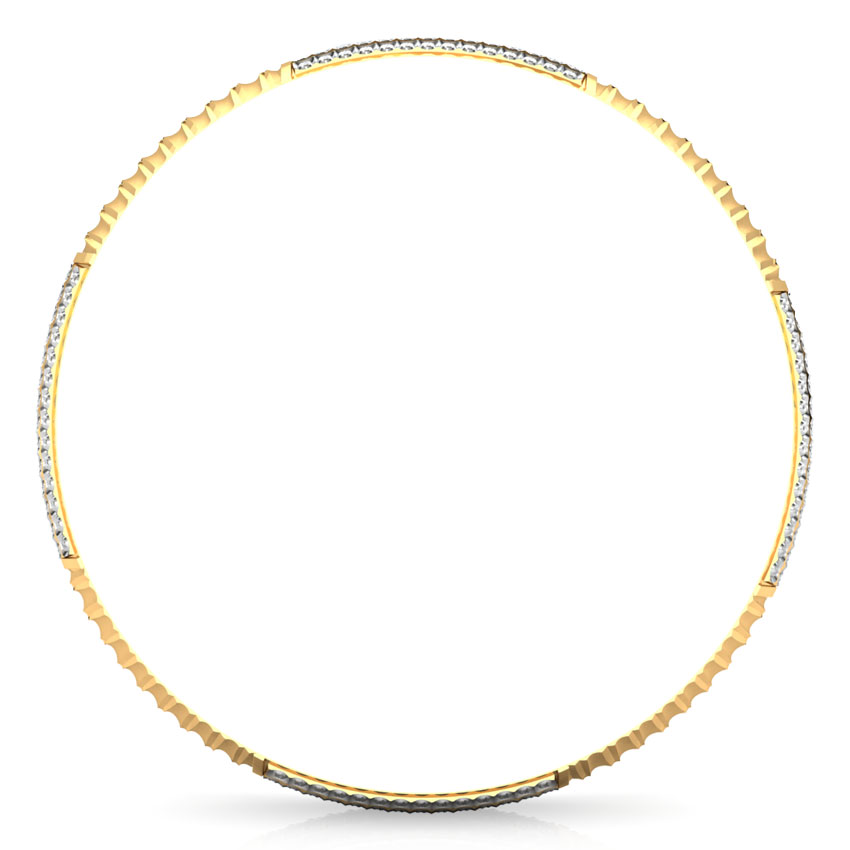 Dual-Finish Gold Bangle Dual-Finish Gold Bangle
