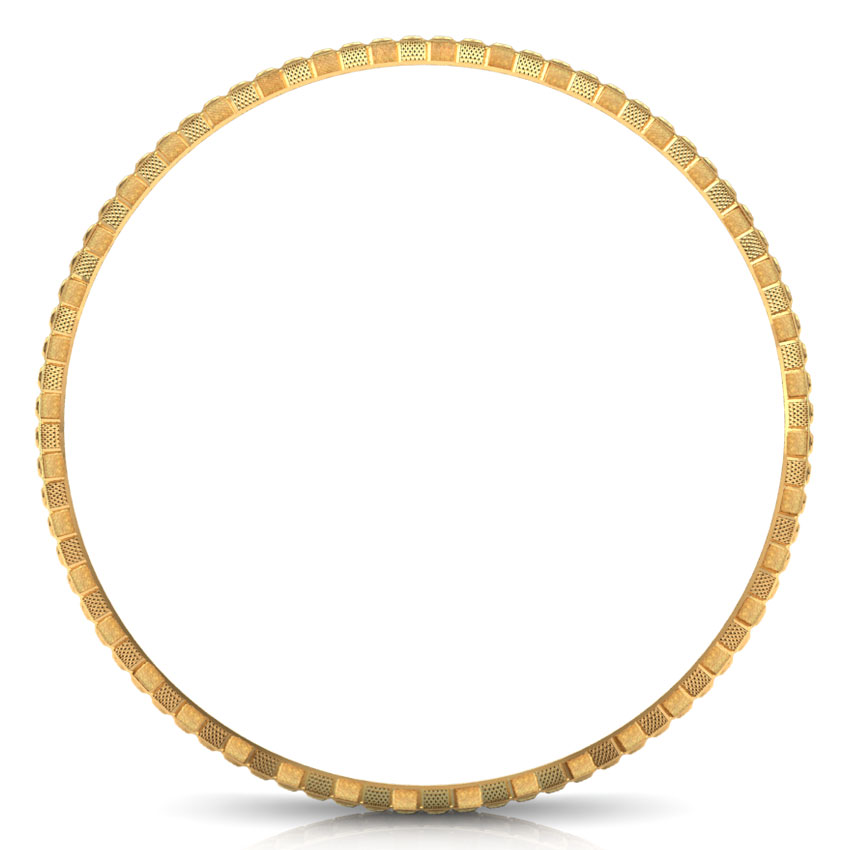 Waver Texture Gold Bangle