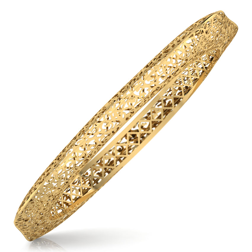 Nyssa Cutwork Gold Bangle Nyssa Cutwork Gold Bangle