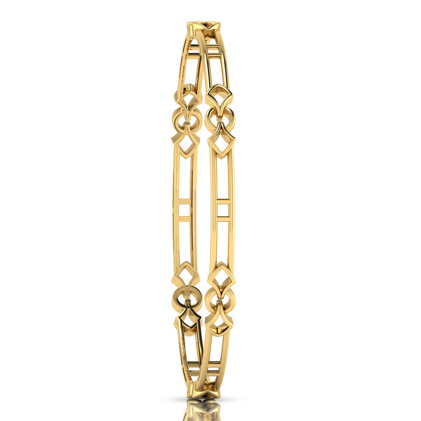 Demi Entwined Gold Bangle