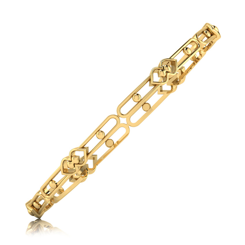 Maisie Interlaced Gold Bangle Maisie Interlaced Gold Bangle