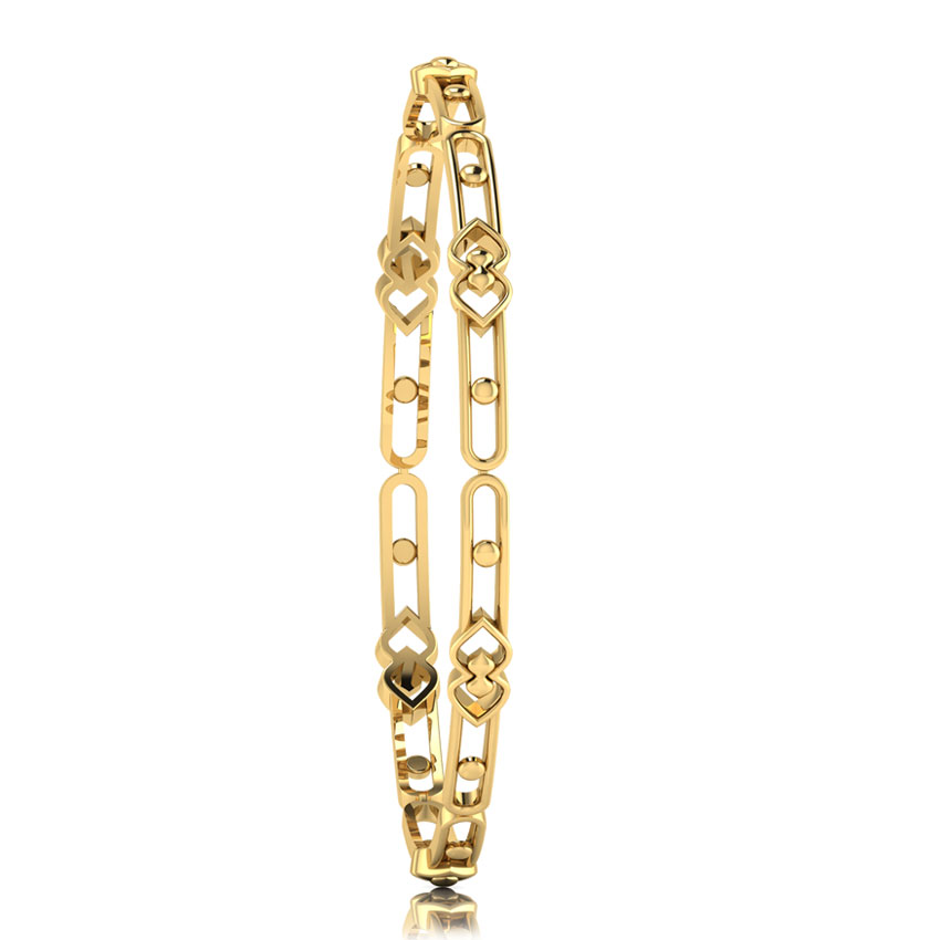Maisie Interlaced Gold Bangle Maisie Interlaced Gold Bangle