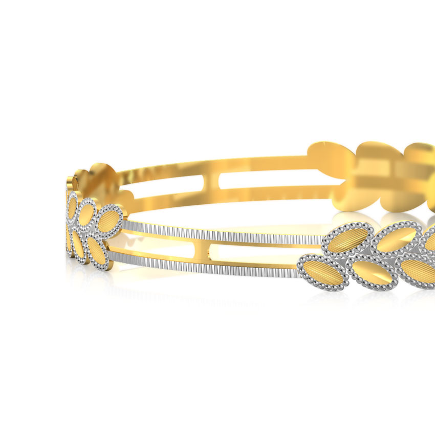 Fern Gold Bangle