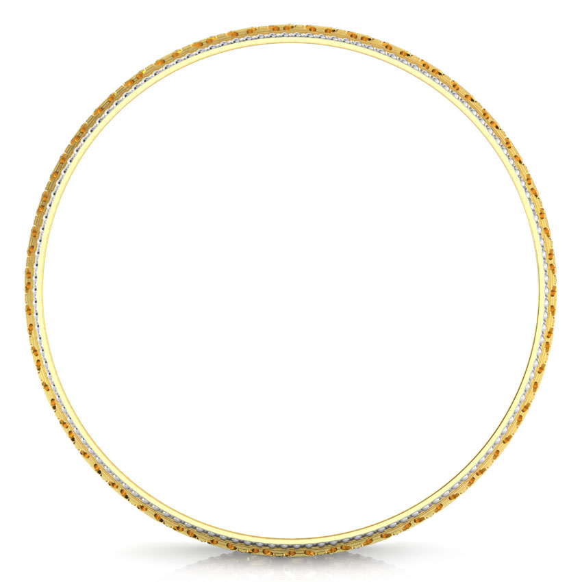 Petals Cutout Gold Bangle