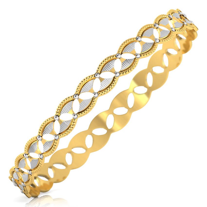 Marquise Cutout Gold Bangle Marquise Cutout Gold Bangle
