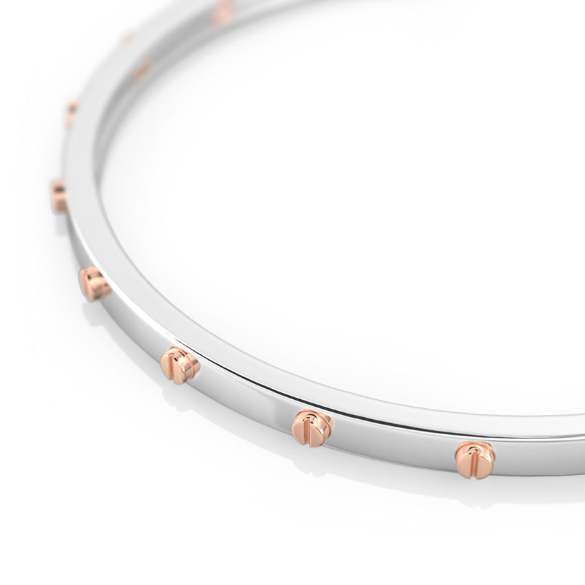 Shawn Platinum Kada for Men