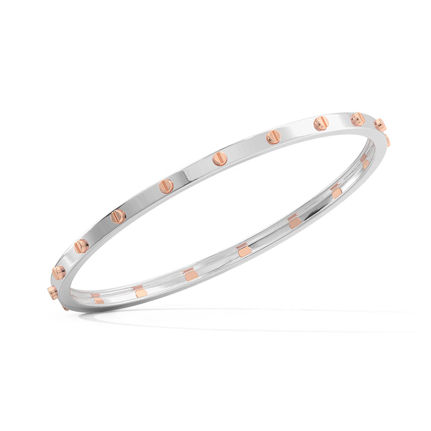 Shawn Platinum Kada for Men