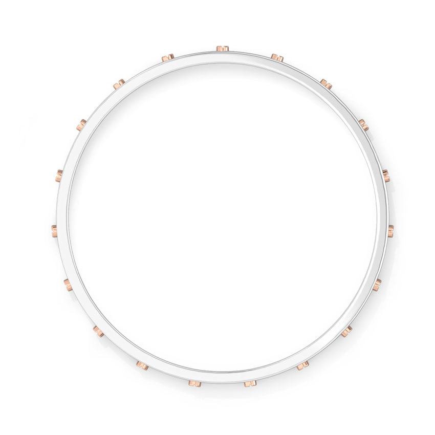 Shawn Platinum Kada for Men