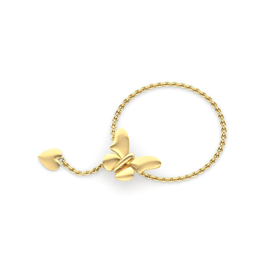 Butterfly Gold Flexi Ring Butterfly Gold Flexi Ring