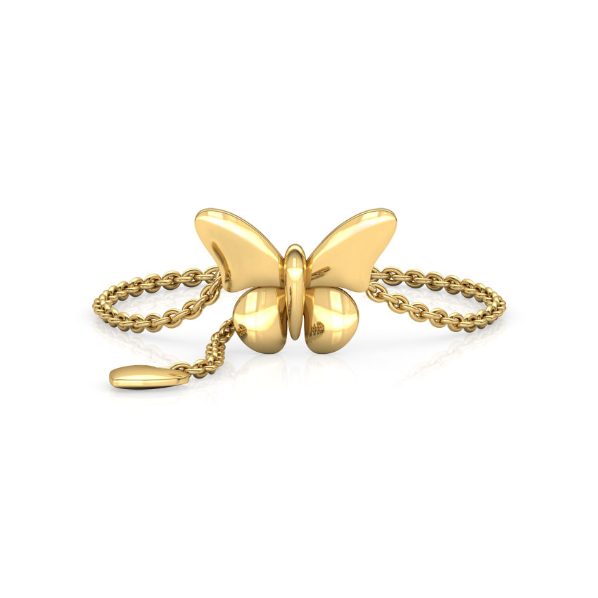 Butterfly Gold Flexi Ring Butterfly Gold Flexi Ring
