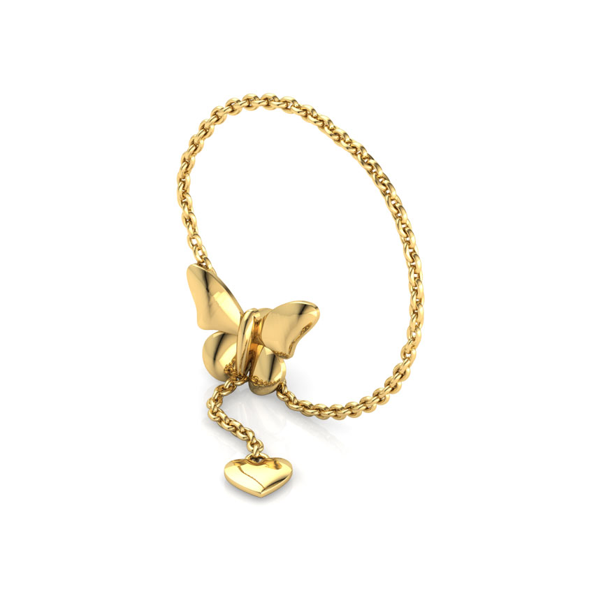 Butterfly Gold Flexi Ring Butterfly Gold Flexi Ring