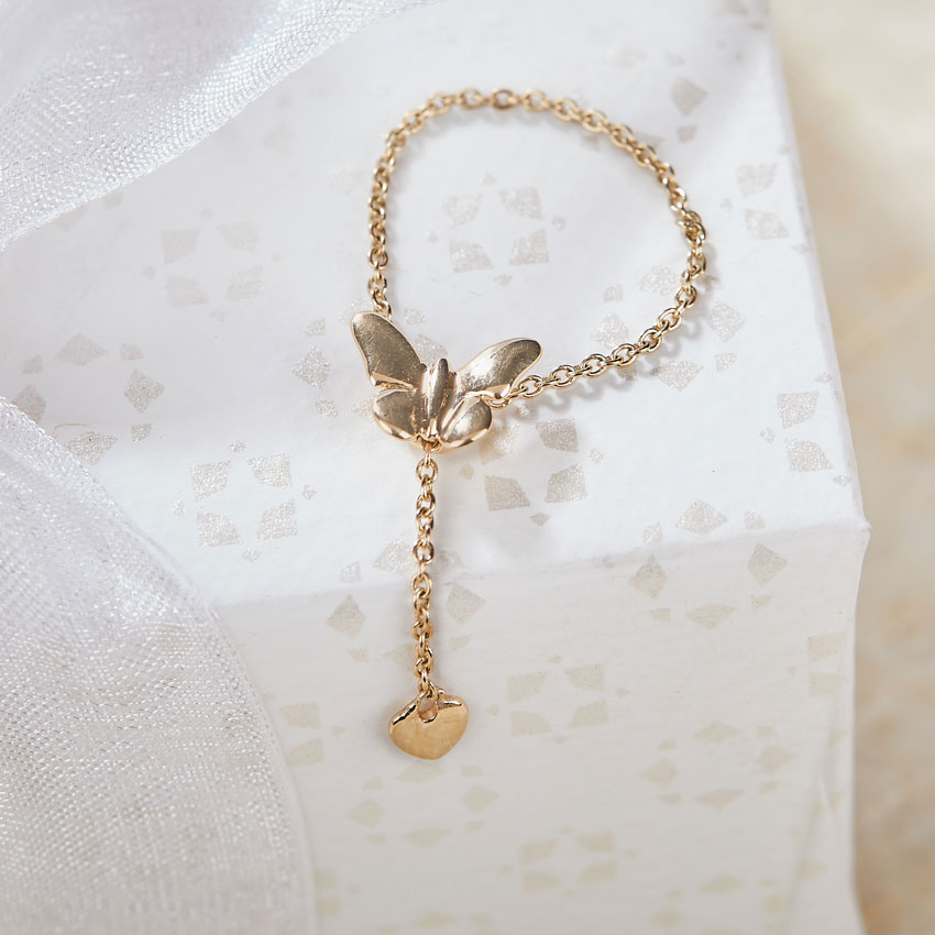 Butterfly Gold Flexi Ring Butterfly Gold Flexi Ring
